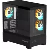 Корпус Gigabyte GB-C201P черный без БП mATX 6x120mm 3x140mm 2xUSB3.0 audio bott PSU