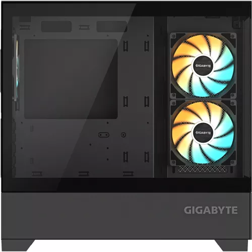 Корпус Gigabyte GB-C201P черный без БП mATX 6x120mm 3x140mm 2xUSB3.0 audio bott PSU