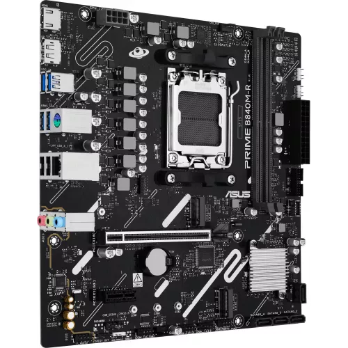 Материнская плата Asus PRIME B840M-R Socket AM5 AMD B840 2xDDR5 mATX AC`97 8ch(7.1) GbLAN RAID+HDMI+DP