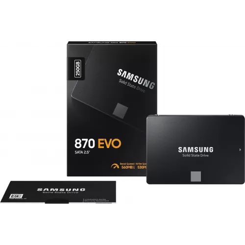 Накопитель SSD Samsung SATA-III 250GB MZ-77E250B/CN 870 EVO 2.5"