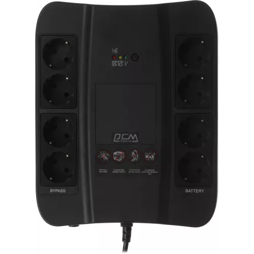 Источник бесперебойного питания Powercom Spider SPD-450N 270Вт 450ВА черный