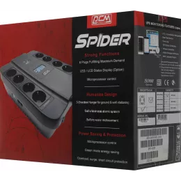 Источник бесперебойного питания Powercom Spider SPD-450N 270Вт 450ВА черный