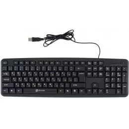 Клавиатура Оклик 130M черный USB (337077) кабель 1.6м