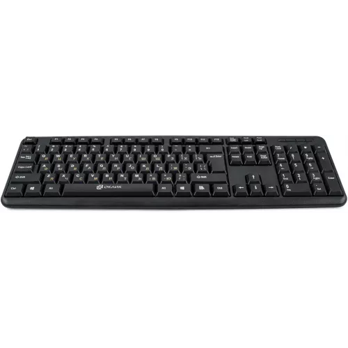 Клавиатура Оклик 130M черный USB (337077) кабель 1.6м