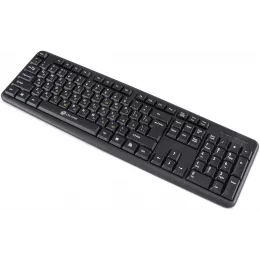 Клавиатура Оклик 130M черный USB (337077) кабель 1.6м
