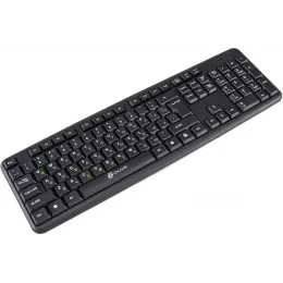 Клавиатура Оклик 130M черный USB (337077) кабель 1.6м