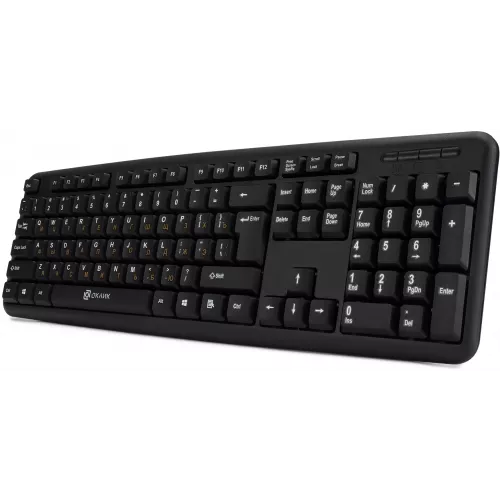 Клавиатура Оклик 130M черный USB (337077) кабель 1.6м