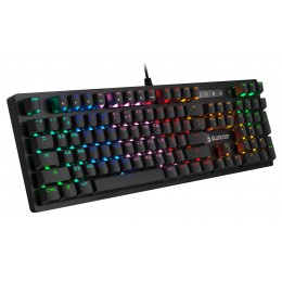 Клавиатура A4Tech B820R механическая черный USB for gamer LED (B820R BLACK (BLUE SWITCH)) кабель 1.8м