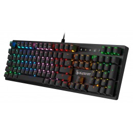 Клавиатура A4Tech B820R механическая черный USB for gamer LED (B820R BLACK (BLUE SWITCH)) кабель 1.8м