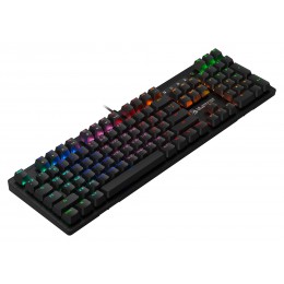 Клавиатура A4Tech B820R механическая черный USB for gamer LED (B820R BLACK (BLUE SWITCH)) кабель 1.8м