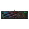 Клавиатура A4Tech B820R механическая черный USB for gamer LED (B820R BLACK (BLUE SWITCH)) кабель 1.8м