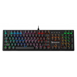 Клавиатура A4Tech B820R механическая черный USB for gamer LED (B820R BLACK (BLUE SWITCH)) кабель 1.8м