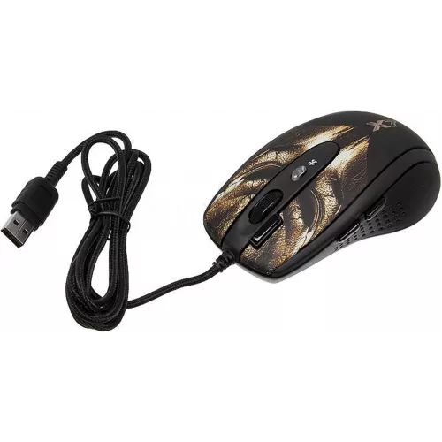 Мышь A4Tech XL-750BH рисунок лазерная 3600dpi USB 6but