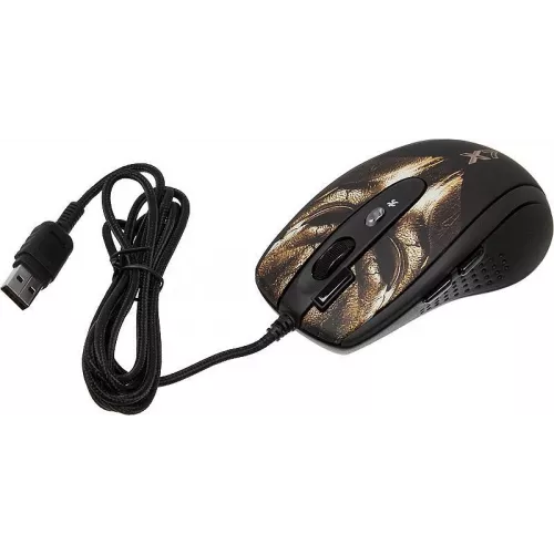 Мышь A4Tech XL-750BH рисунок лазерная 3600dpi USB 6but