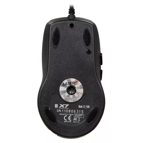 Мышь A4Tech XL-750BH рисунок лазерная 3600dpi USB 6but