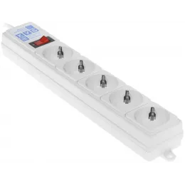 Сетевой фильтр Powercube SPG-B-10-WHITE 3м (5 розеток) белый (коробка)