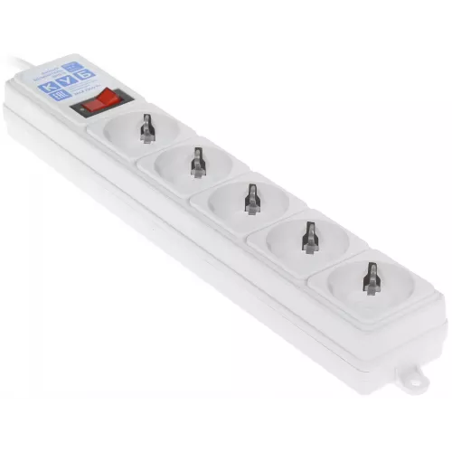 Сетевой фильтр Powercube SPG-B-10-WHITE 3м (5 розеток) белый (коробка)