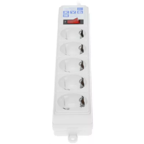 Сетевой фильтр Powercube SPG-B-10-WHITE 3м (5 розеток) белый (коробка)