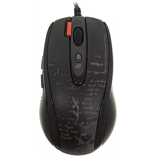 Мышь A4Tech V-Track F5 черный/рисунок оптическая 3000dpi USB 6but