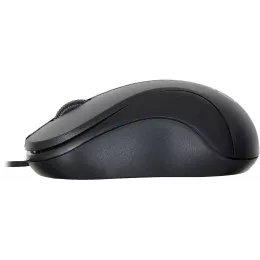 Мышь Оклик 115S черный оптическая 1200dpi USB для ноутбука 3but (711636)