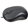 Мышь Оклик 115S черный оптическая 1200dpi USB для ноутбука 3but (711636)