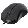 Мышь Оклик 115S черный оптическая 1200dpi USB для ноутбука 3but (711636)