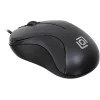 Мышь Оклик 115S черный оптическая 1200dpi USB для ноутбука 3but (711636)