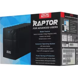 Источник бесперебойного питания Powercom Raptor RPT-800A EURO 480Вт 800ВА черный