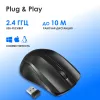 Мышь Оклик 485MW черный оптическая 1600dpi беспров. USB для ноутбука 3but (997819)