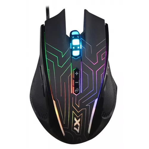 Мышь A4Tech X87 черный оптическая 2400dpi USB 8but (X87 (MAZE))