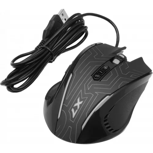 Мышь A4Tech X87 черный оптическая 2400dpi USB 8but (X87 (MAZE))