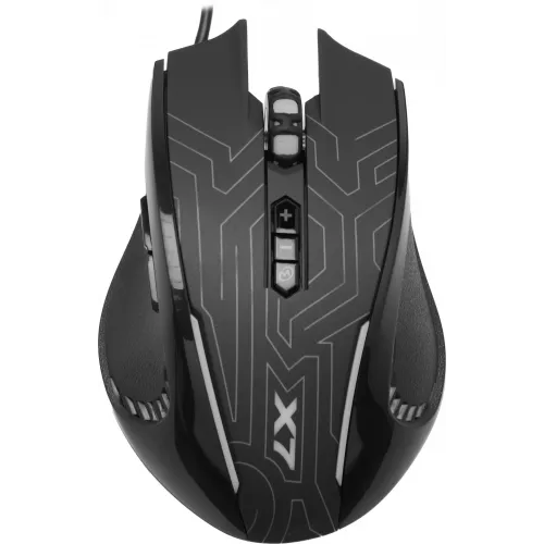 Мышь A4Tech X87 черный оптическая 2400dpi USB 8but (X87 (MAZE))
