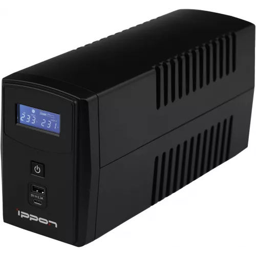 Источник бесперебойного питания Ippon Back Power Pro II 500 300Вт 500ВА черный
