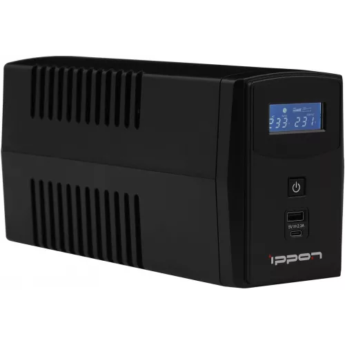 Источник бесперебойного питания Ippon Back Power Pro II 500 300Вт 500ВА черный