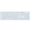 Клавиатура Оклик 550ML белый USB slim Multimedia LED (1061618) кабель 1.5м