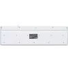 Клавиатура Оклик 550ML белый USB slim Multimedia LED (1061618) кабель 1.5м