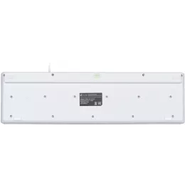 Клавиатура Оклик 550ML белый USB slim Multimedia LED (1061618) кабель 1.5м