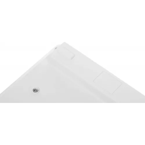 Клавиатура Оклик 550ML белый USB slim Multimedia LED (1061618) кабель 1.5м