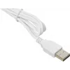 Клавиатура Оклик 550ML белый USB slim Multimedia LED (1061618) кабель 1.5м