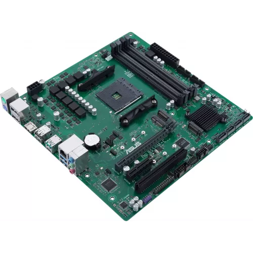 Материнская плата Asus PRO B550M-C/CSM Soc-AM4 AMD B550 4xDDR4 mATX AC`97 8ch(7.1) GbLAN RAID+HDMI+DP