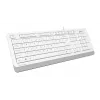 Клавиатура + мышь A4Tech Fstyler F1010 клав:белый/серый мышь:белый/серый USB Multimedia (F1010 WHITE)