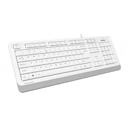 Клавиатура + мышь A4Tech Fstyler F1010 клав:белый/серый мышь:белый/серый USB Multimedia (F1010 WHITE)