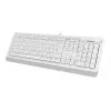 Клавиатура + мышь A4Tech Fstyler F1010 клав:белый/серый мышь:белый/серый USB Multimedia (F1010 WHITE)