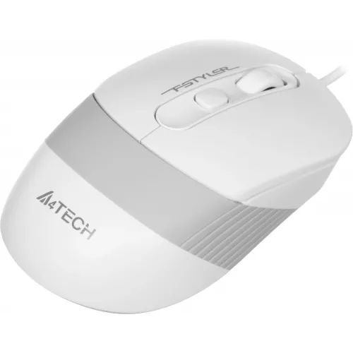 Клавиатура + мышь A4Tech Fstyler F1010 клав:белый/серый мышь:белый/серый USB Multimedia (F1010 WHITE)
