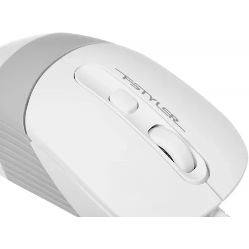 Клавиатура + мышь A4Tech Fstyler F1010 клав:белый/серый мышь:белый/серый USB Multimedia (F1010 WHITE)