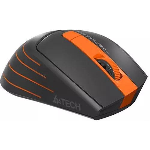 Мышь A4Tech Fstyler FG30 серый/оранжевый оптическая 2000dpi беспров. USB 6but (FG30 ORANGE)