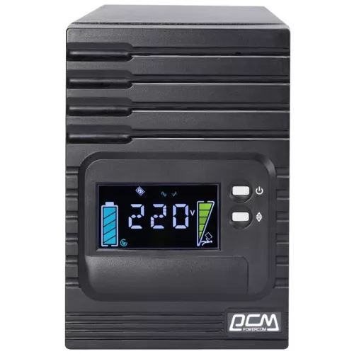 Источник бесперебойного питания Powercom Smart King Pro+ SPT-1500-II LCD 1200Вт 1500ВА черный