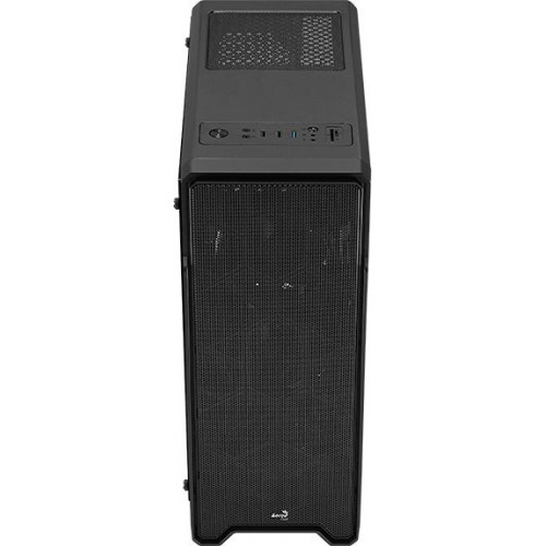 Корпус Aerocool Ore Saturn FRGB-G-BK-v1 черный без БП ATX 3x120mm 2xUSB2.0 1xUSB3.0 audio CardReader bott PSU
