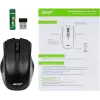 Мышь Acer OMR030 черный оптическая 1600dpi беспров. USB 4but (ZL.MCEEE.007)