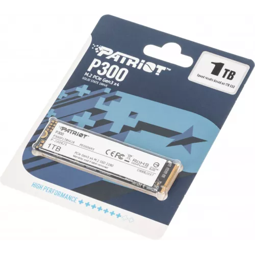 Накопитель SSD Patriot PCIe 3.0 x4 1TB P300P1TBM28 P300 M.2 2280